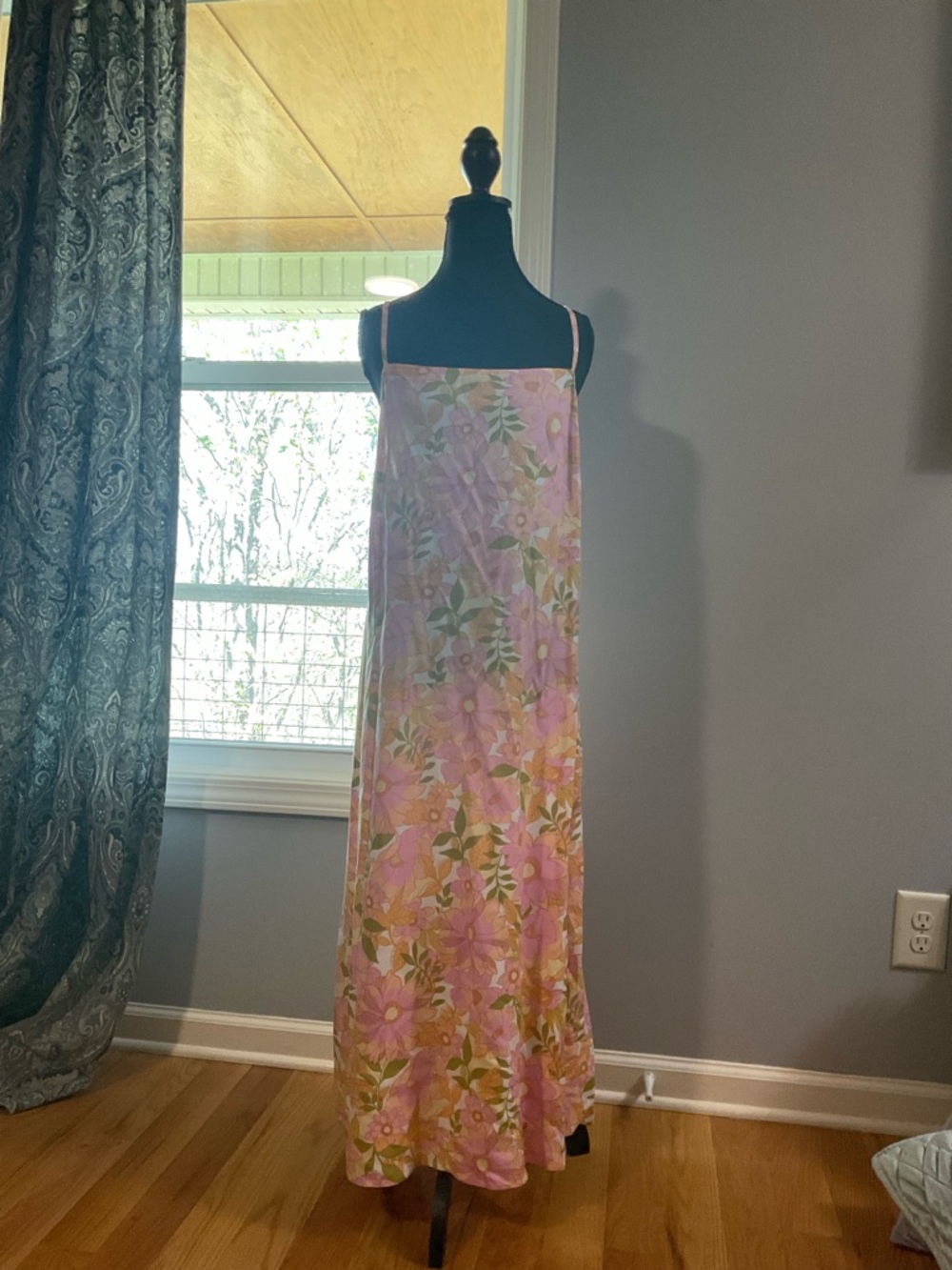 Billabong Pink Floral Maxi Dress